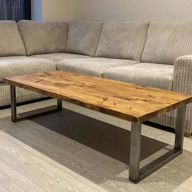 Industrial Coffee Table Square frame Leg