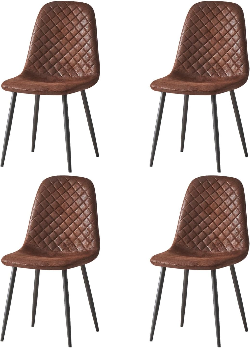 Hunton Dining Chair Brown | Set of Two