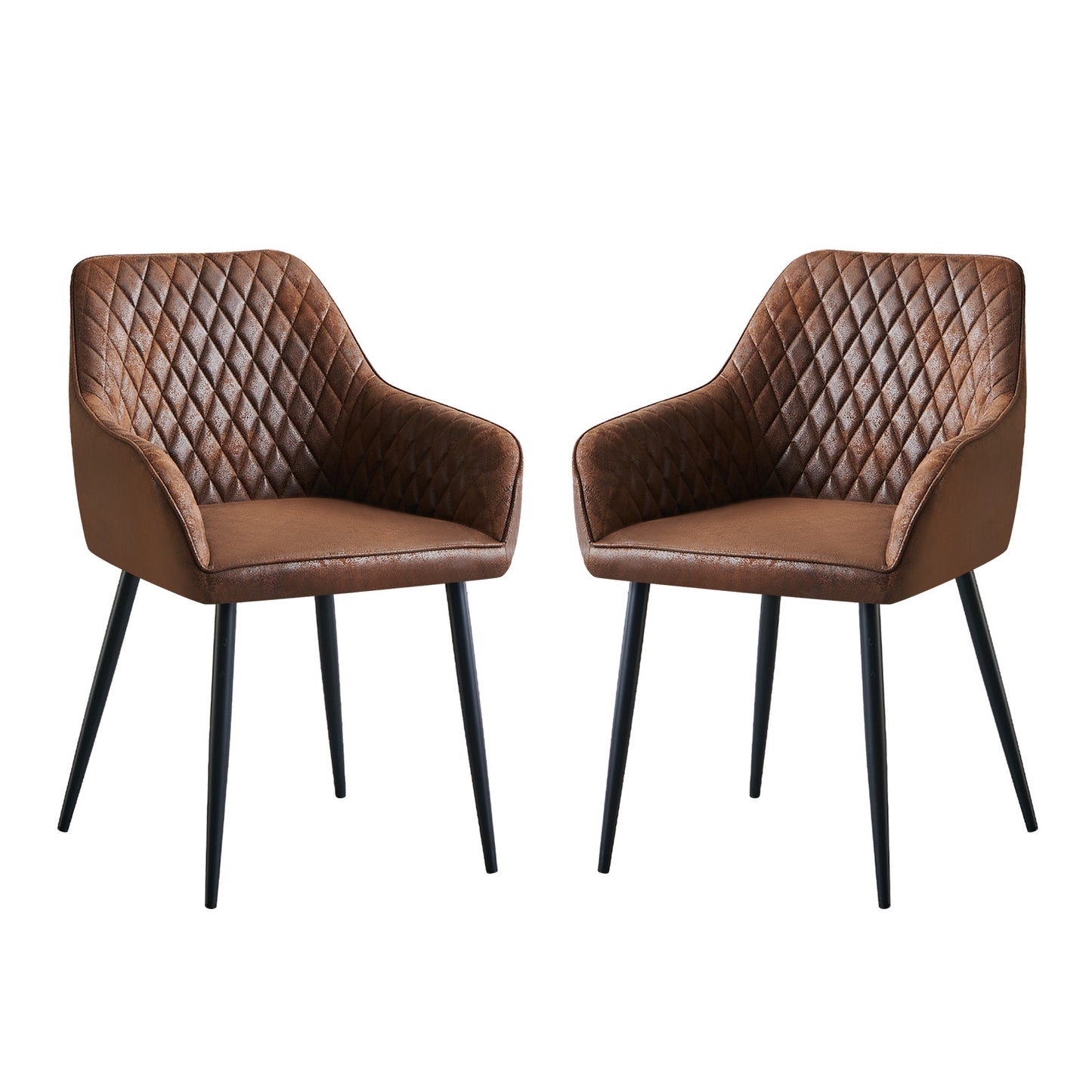 Baxter Dining Chair Faux Suede | Set of Two