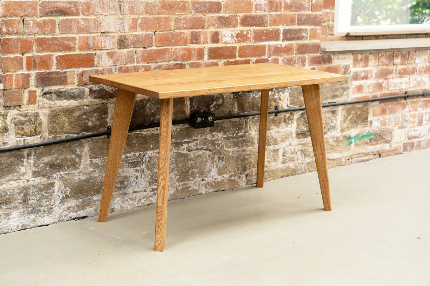 Scandinavian Solid Oak Desk