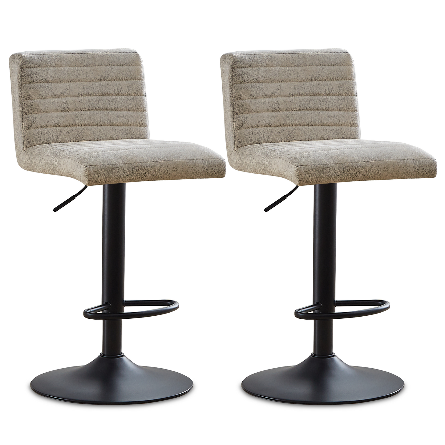 Kingsley Breakfast Bar Stool in Brown | Set of Two