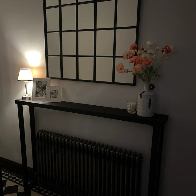 Black Rustic Console Table | 20cm Depth
