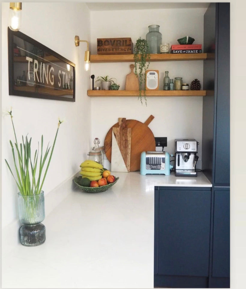 Wooden Floating Wall Shelves | 22.5cm depth