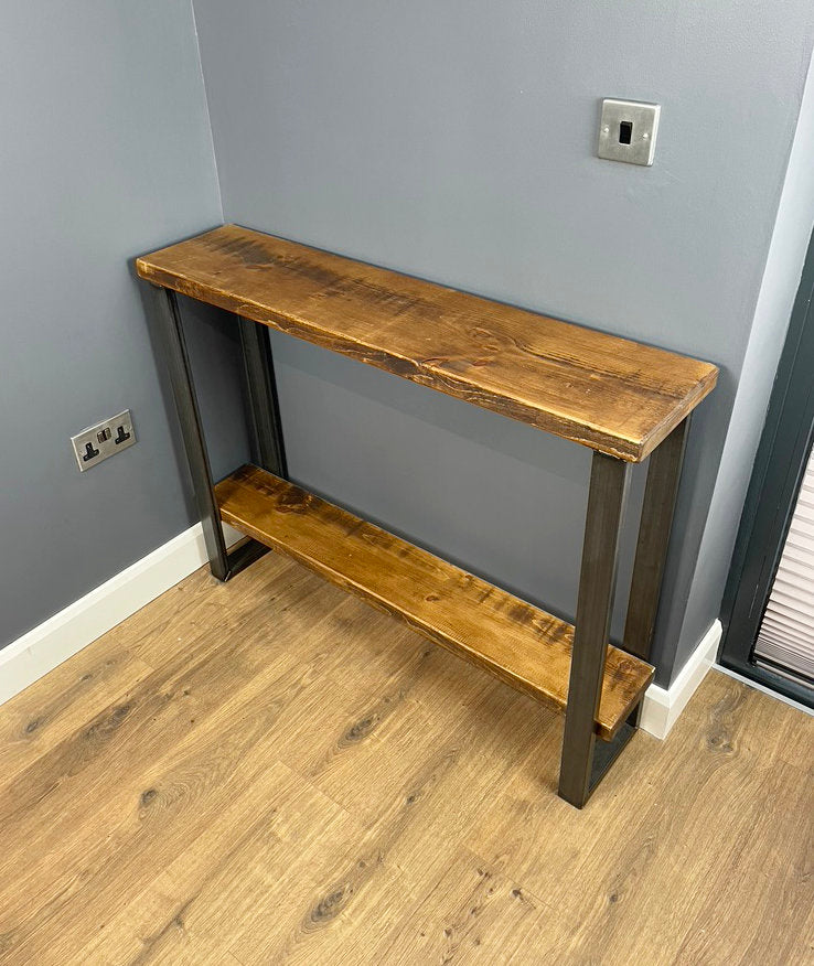 Console Table with Shelf 22.5cm Depth | 84cm High