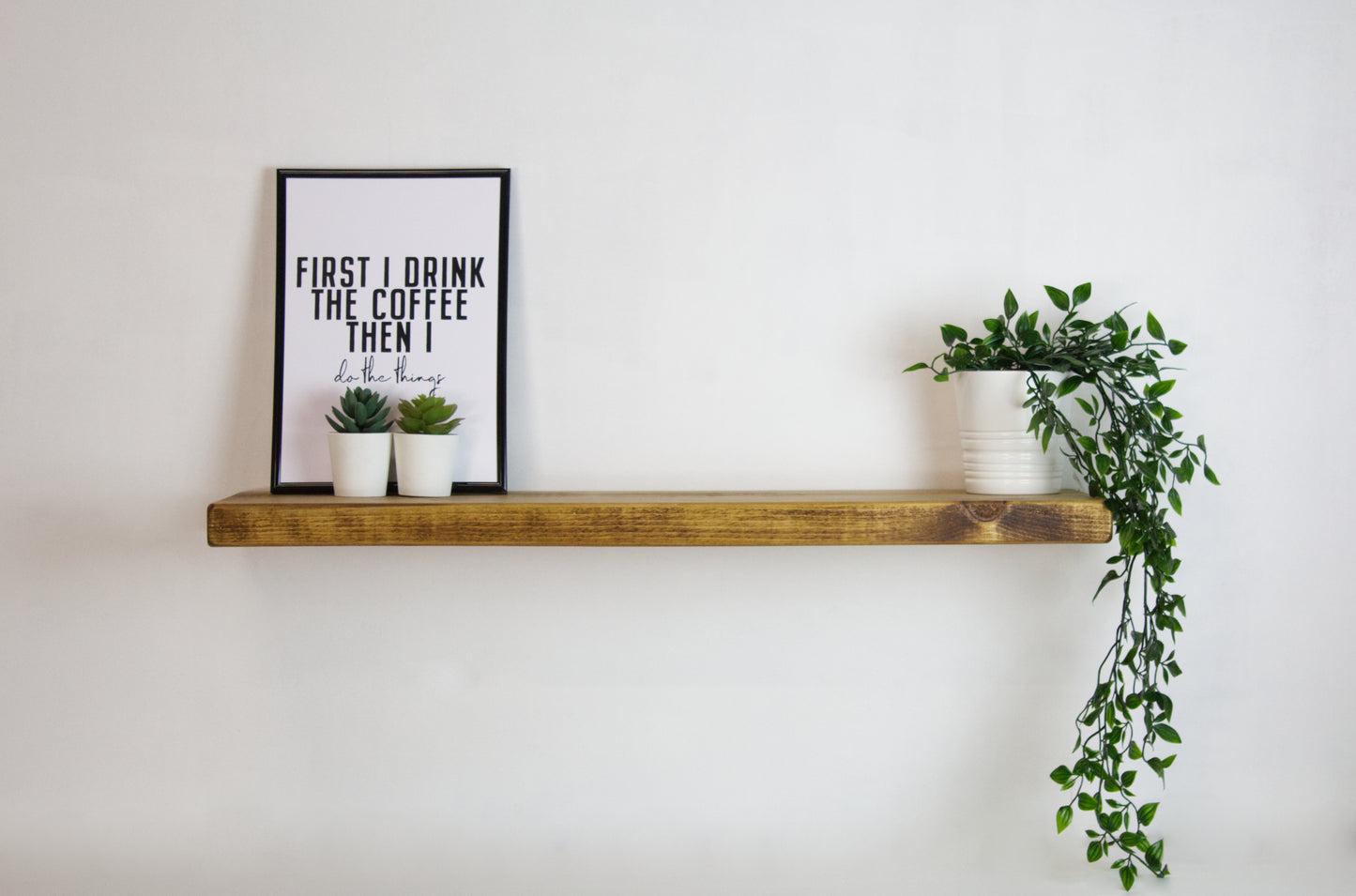 Wooden Floating Wall Shelves | 22.5cm depth
