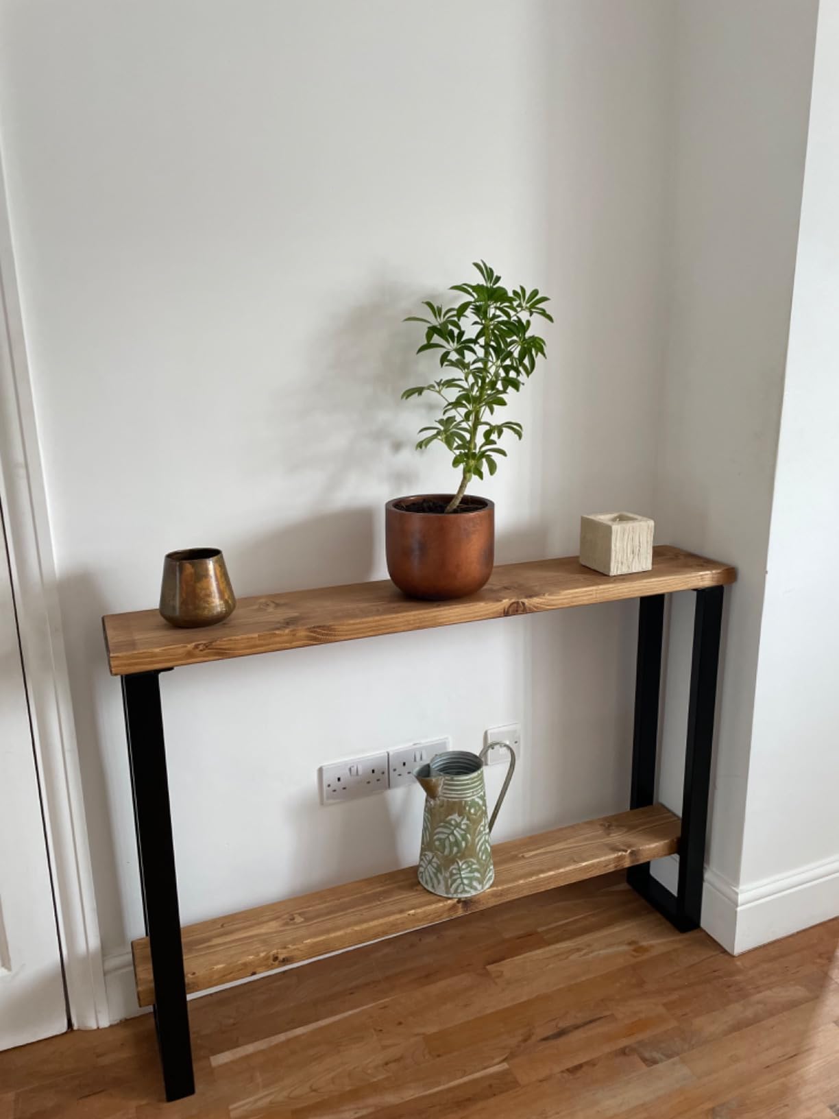 Console Table with Shelf 22.5cm Depth | 84cm High