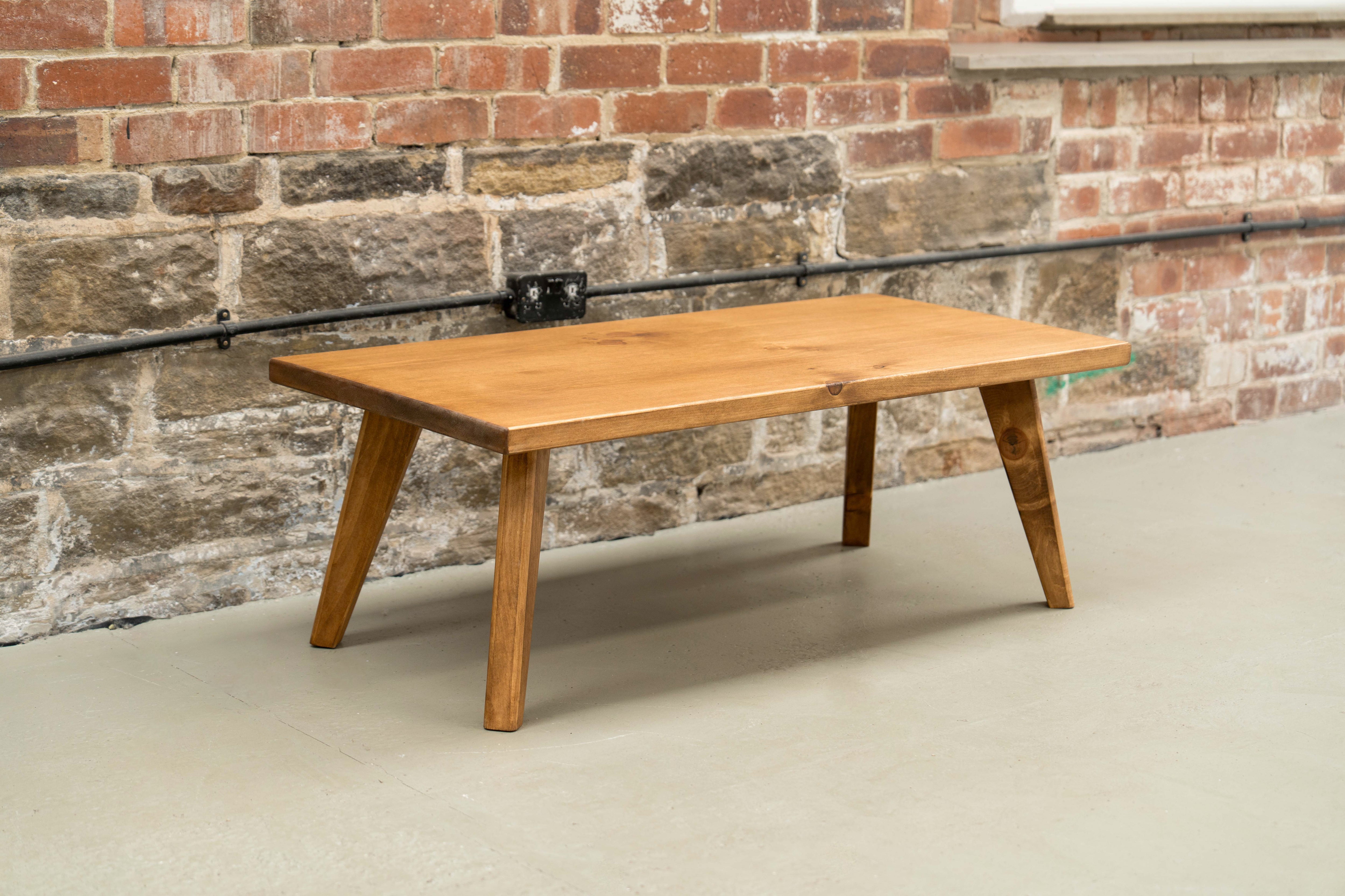 Buxton Solid Wood Coffee Table – Rust and Oak