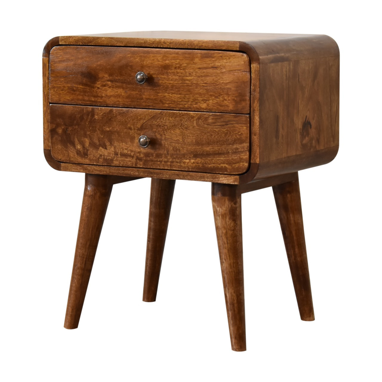 Nordic Chestnut Sofa / Bedside Table