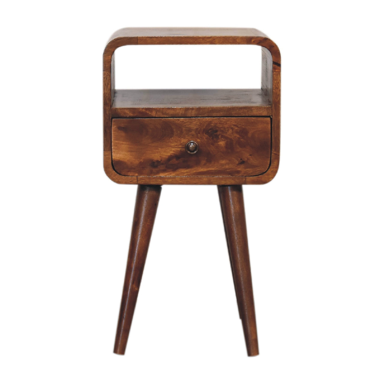 Chestnut small Sofa / Bedside Table