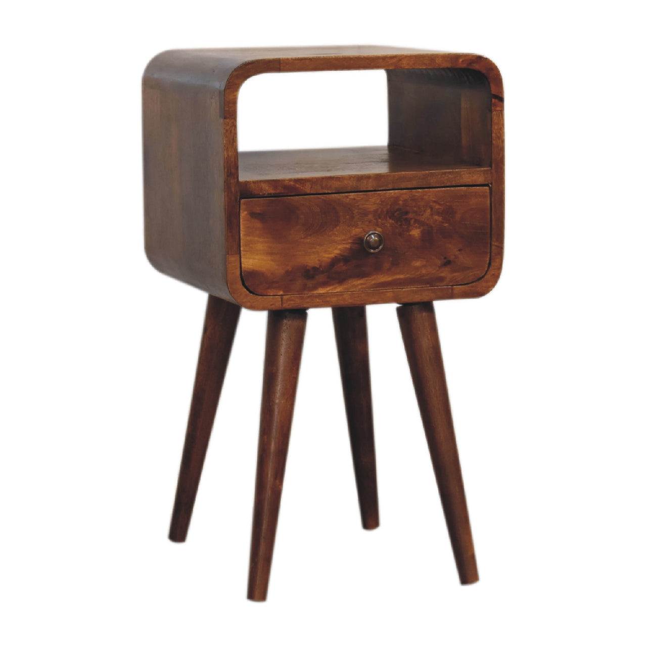 Chestnut small Sofa / Bedside Table