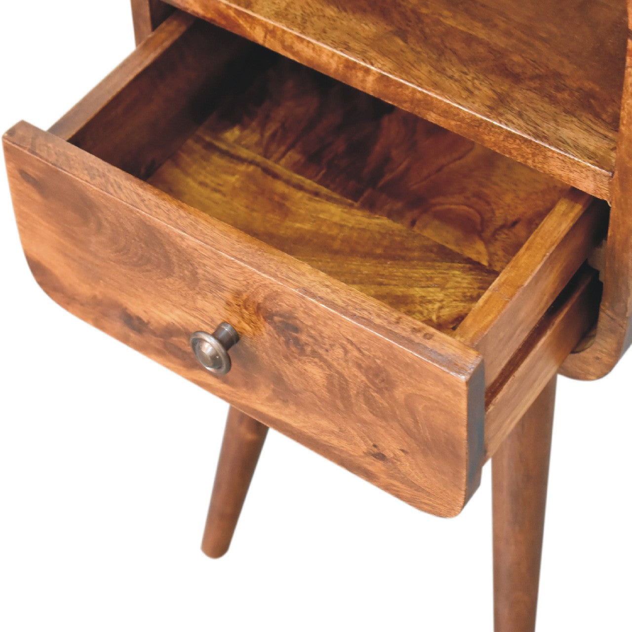 Chestnut small Sofa / Bedside Table