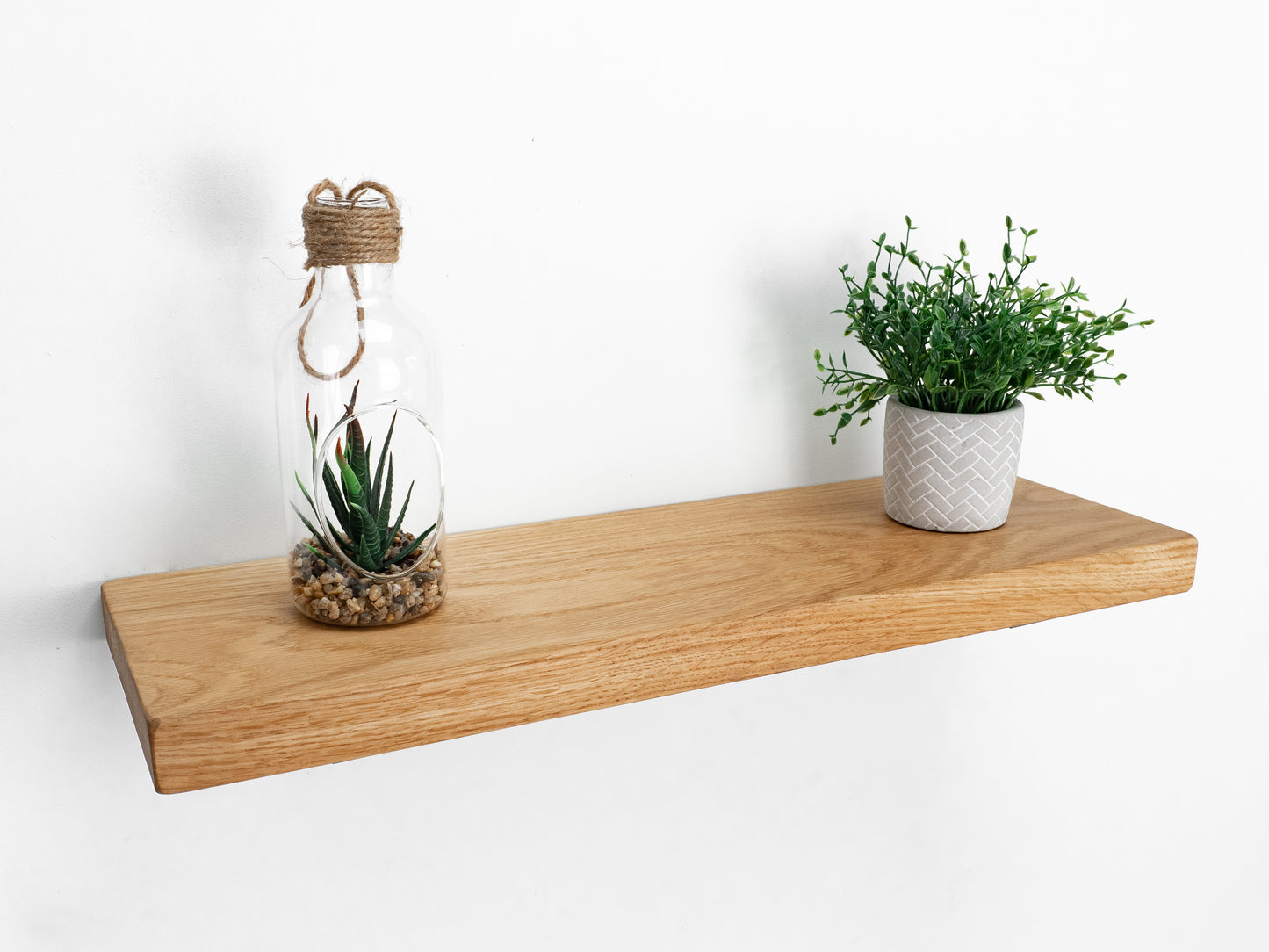 Solid Oak Floating Shelf