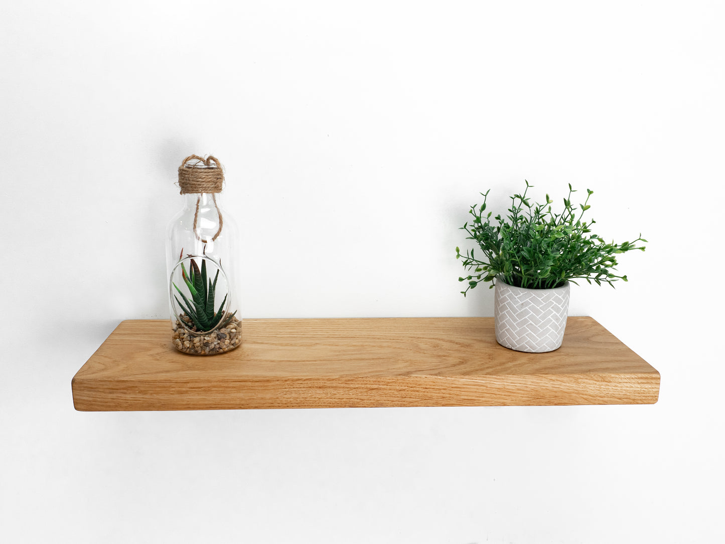 Solid Oak Floating Shelf