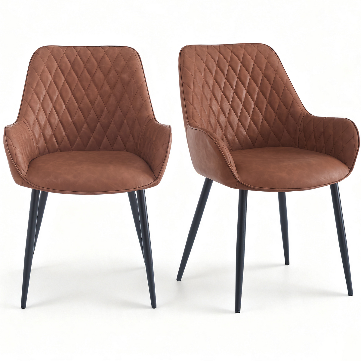 Baxter Dining Chair Leather | Set of Two