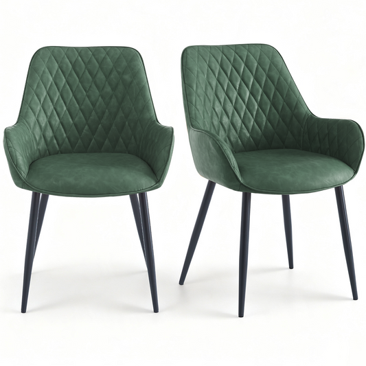 Baxter Dining Chair Leather | Set of Two