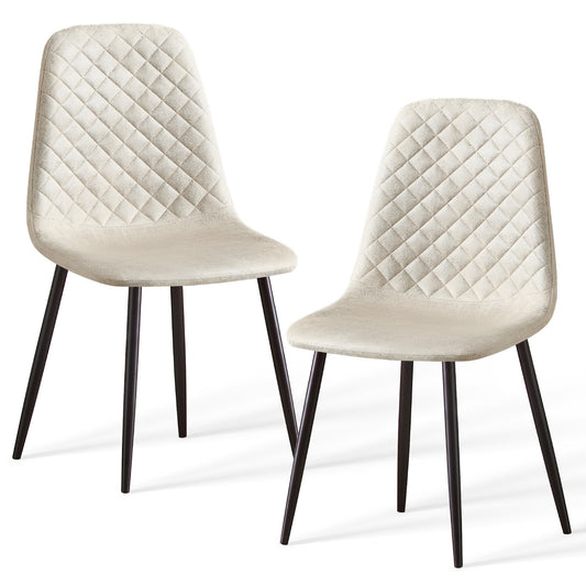 Hunton dining Chair Beige | Set of Two