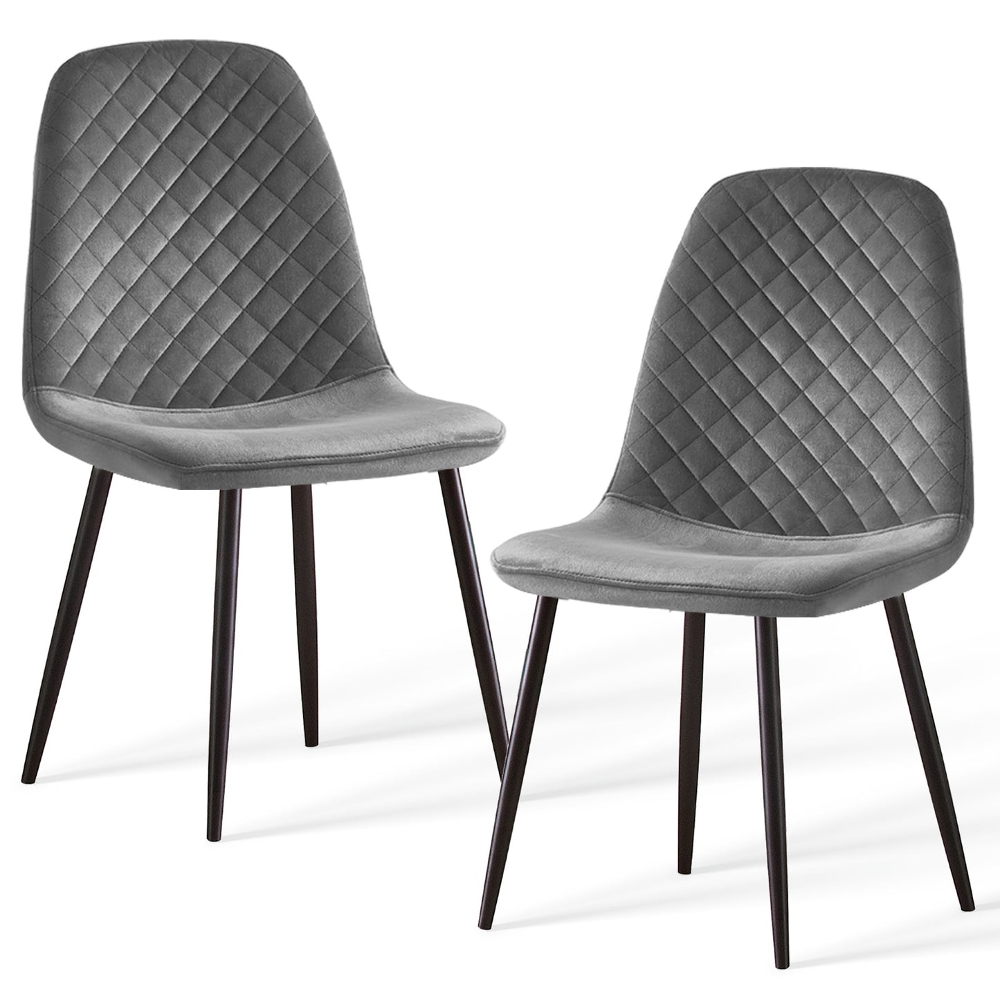 Hunton dining Chair Velvet | Set of Two | Multiple Colour Options