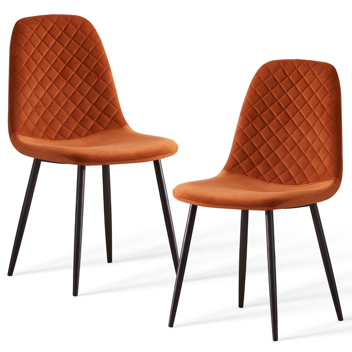 Hunton dining Chair Velvet | Set of Two | Multiple Colour Options