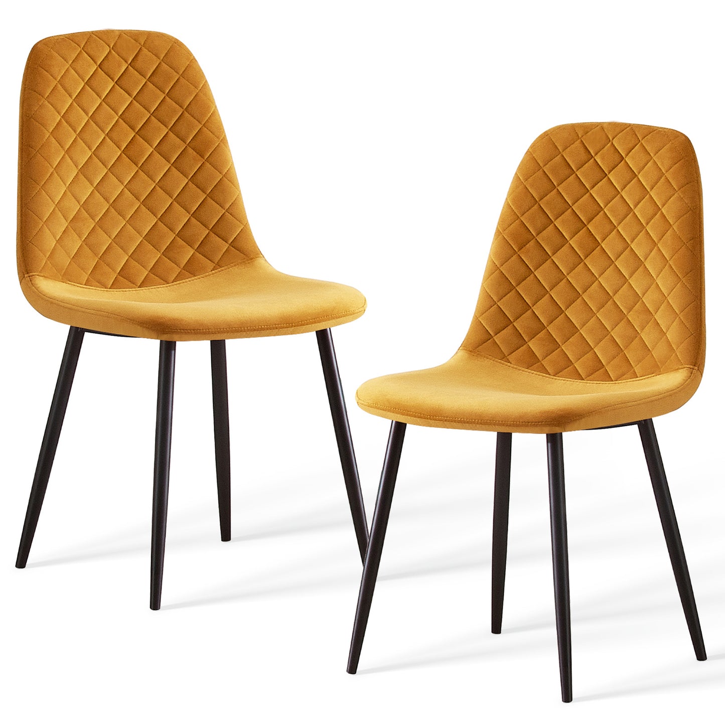 Hunton dining Chair Velvet | Set of Two | Multiple Colour Options