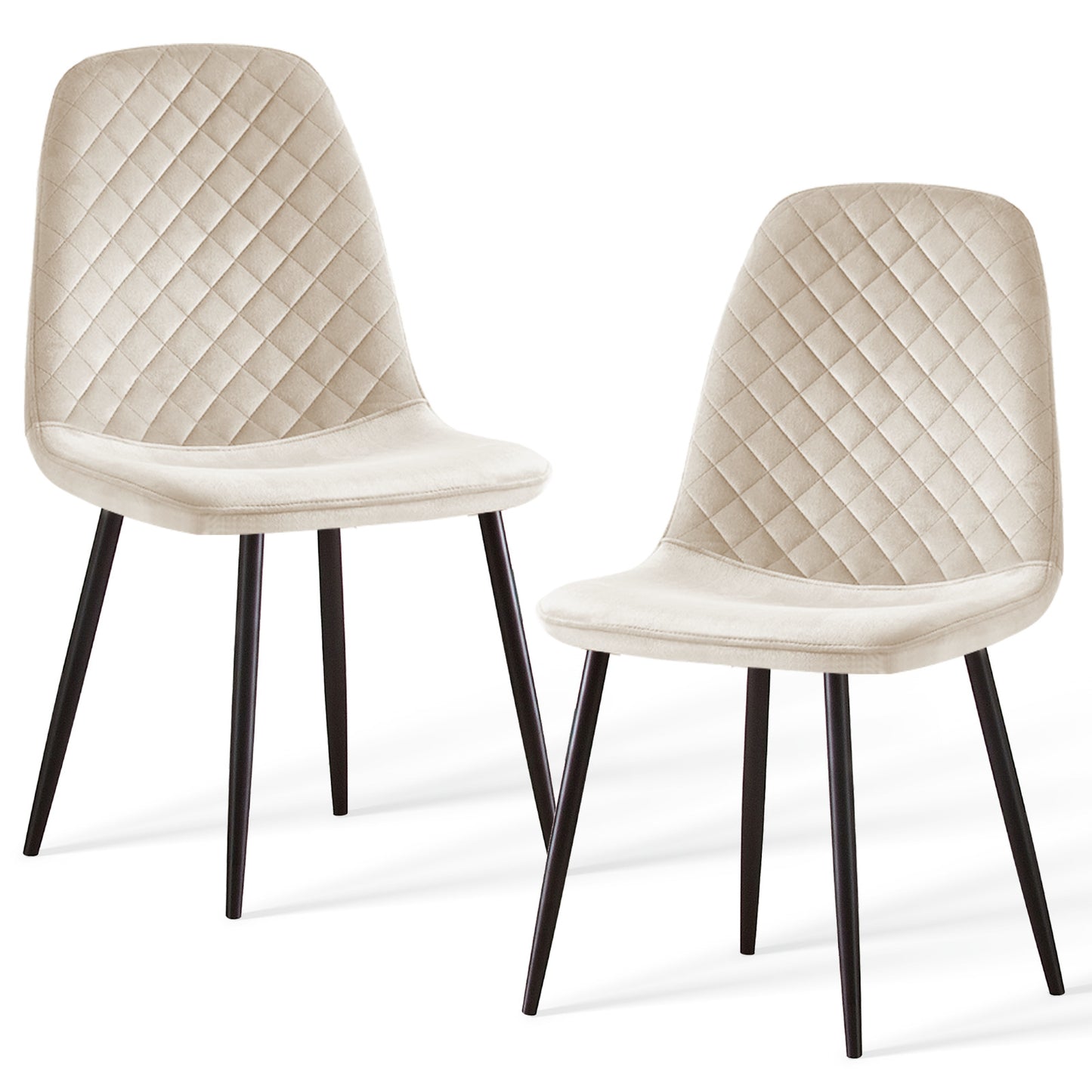 Hunton dining Chair Velvet | Set of Two | Multiple Colour Options