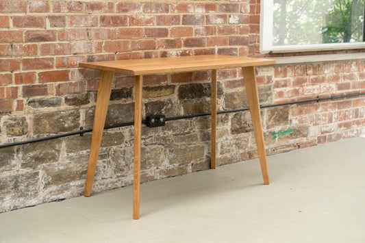 Scandinavian Solid Oak Breakfast Bar