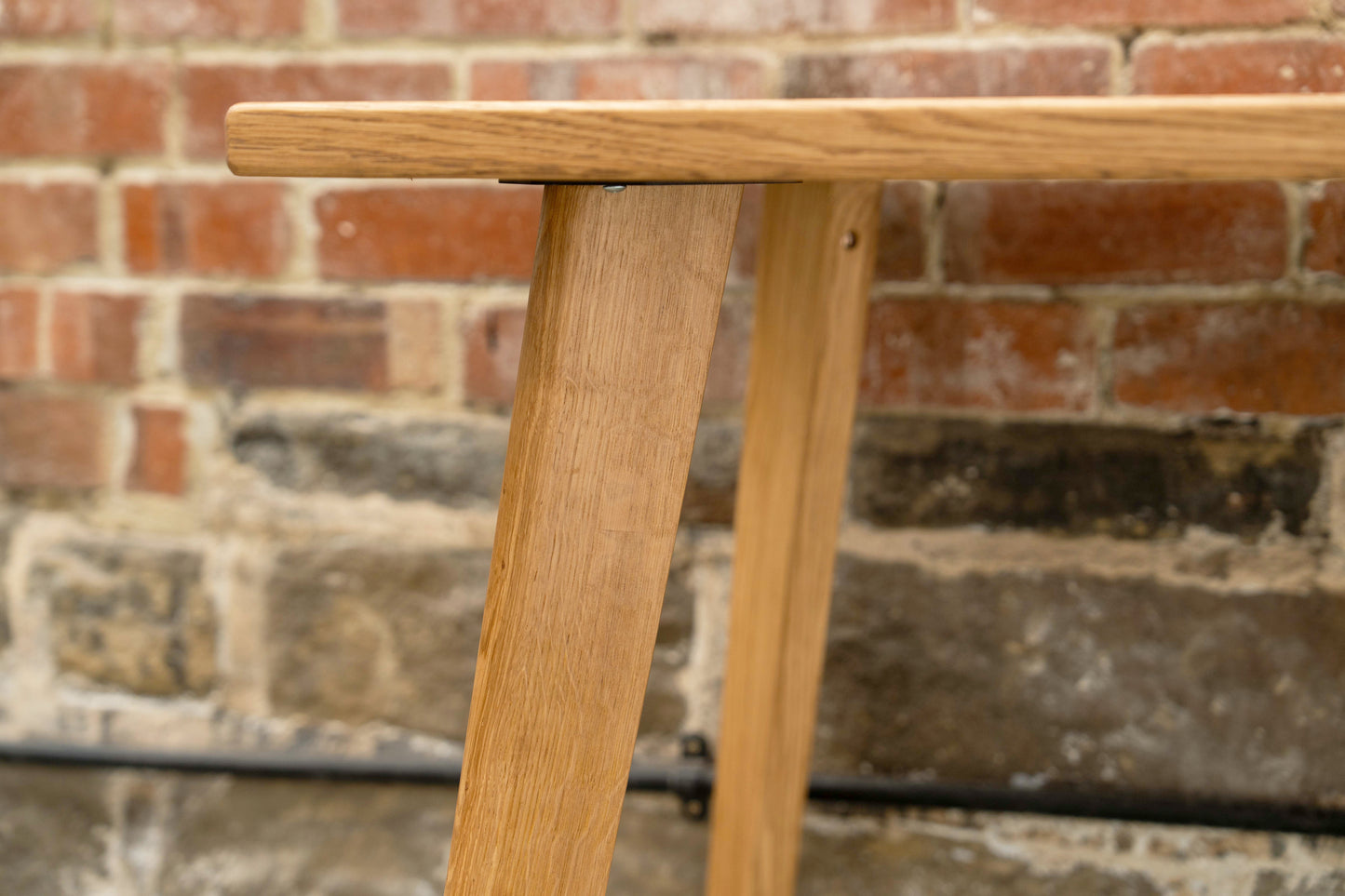 Scandinavian Solid Oak Breakfast Bar