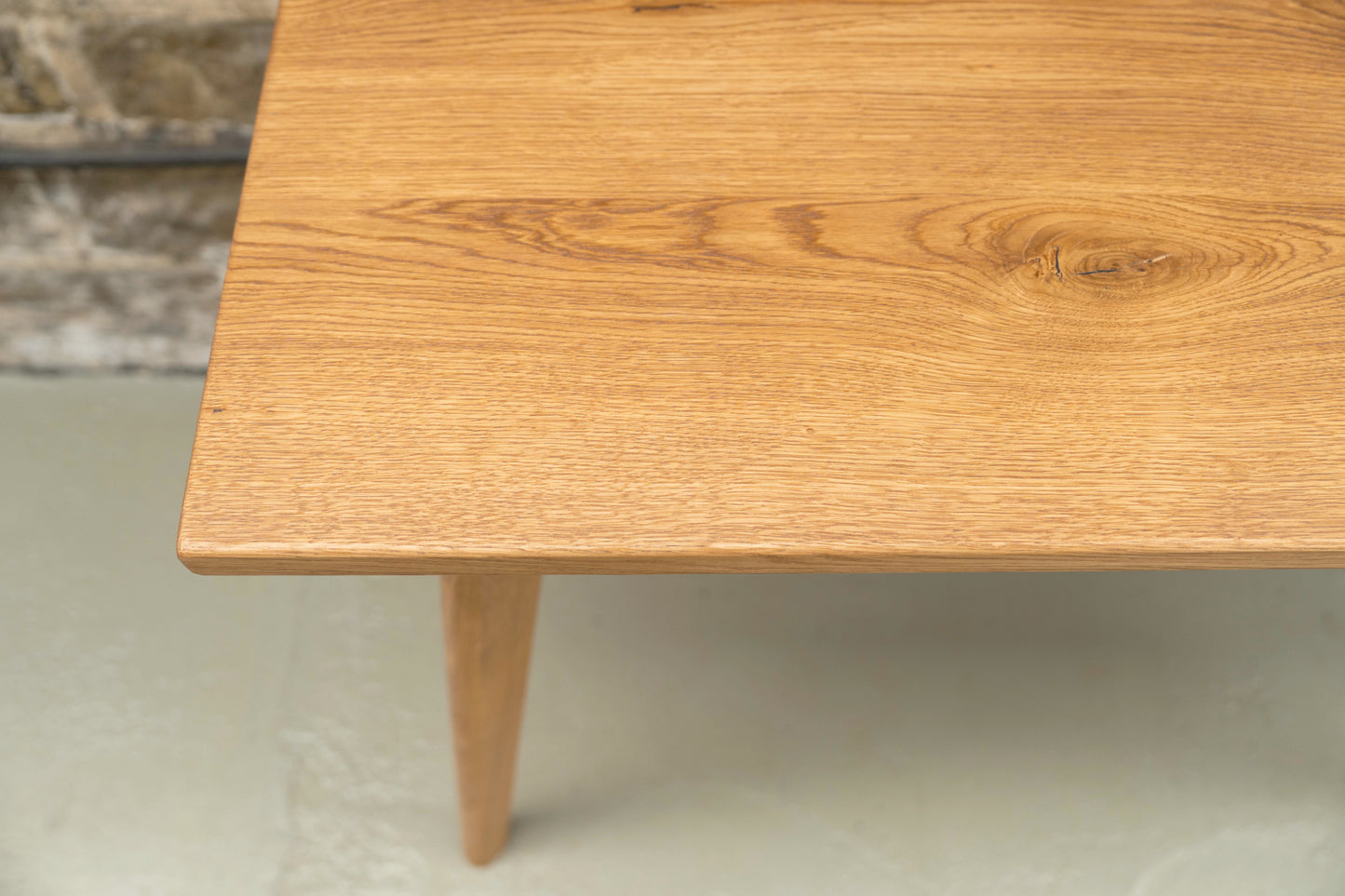 Scandinavian Solid Oak Breakfast Bar