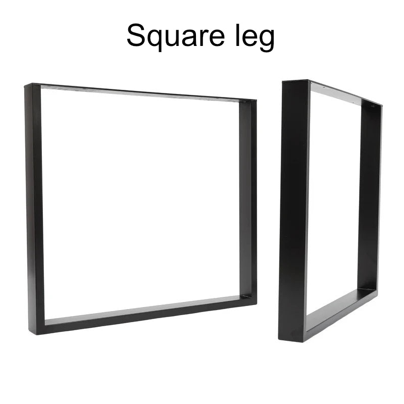 Industrial Solid Oak Dining Table