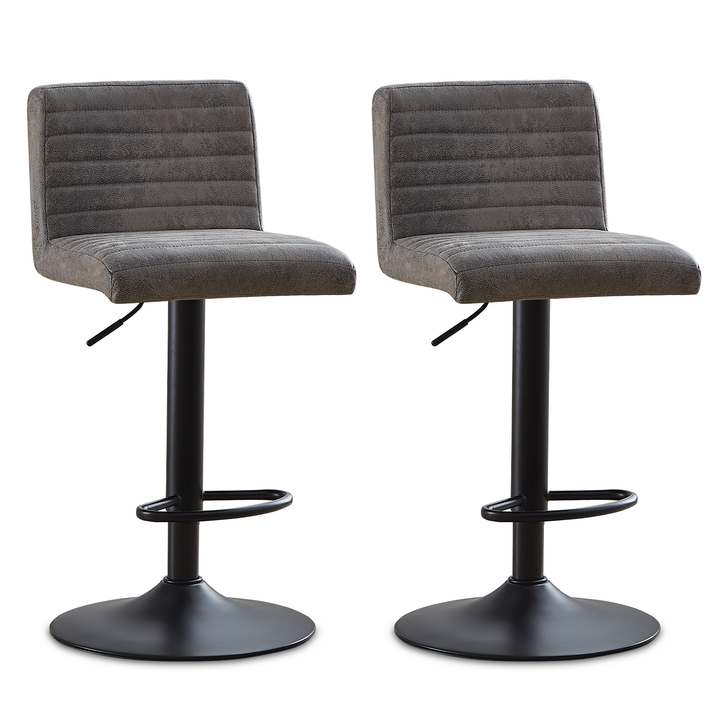 Kingsley Breakfast Bar Stool in Brown | Set of Two