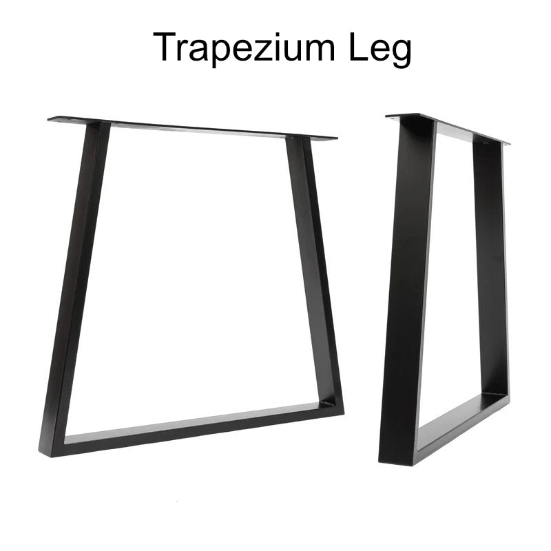 Industrial Solid Oak Dining Table