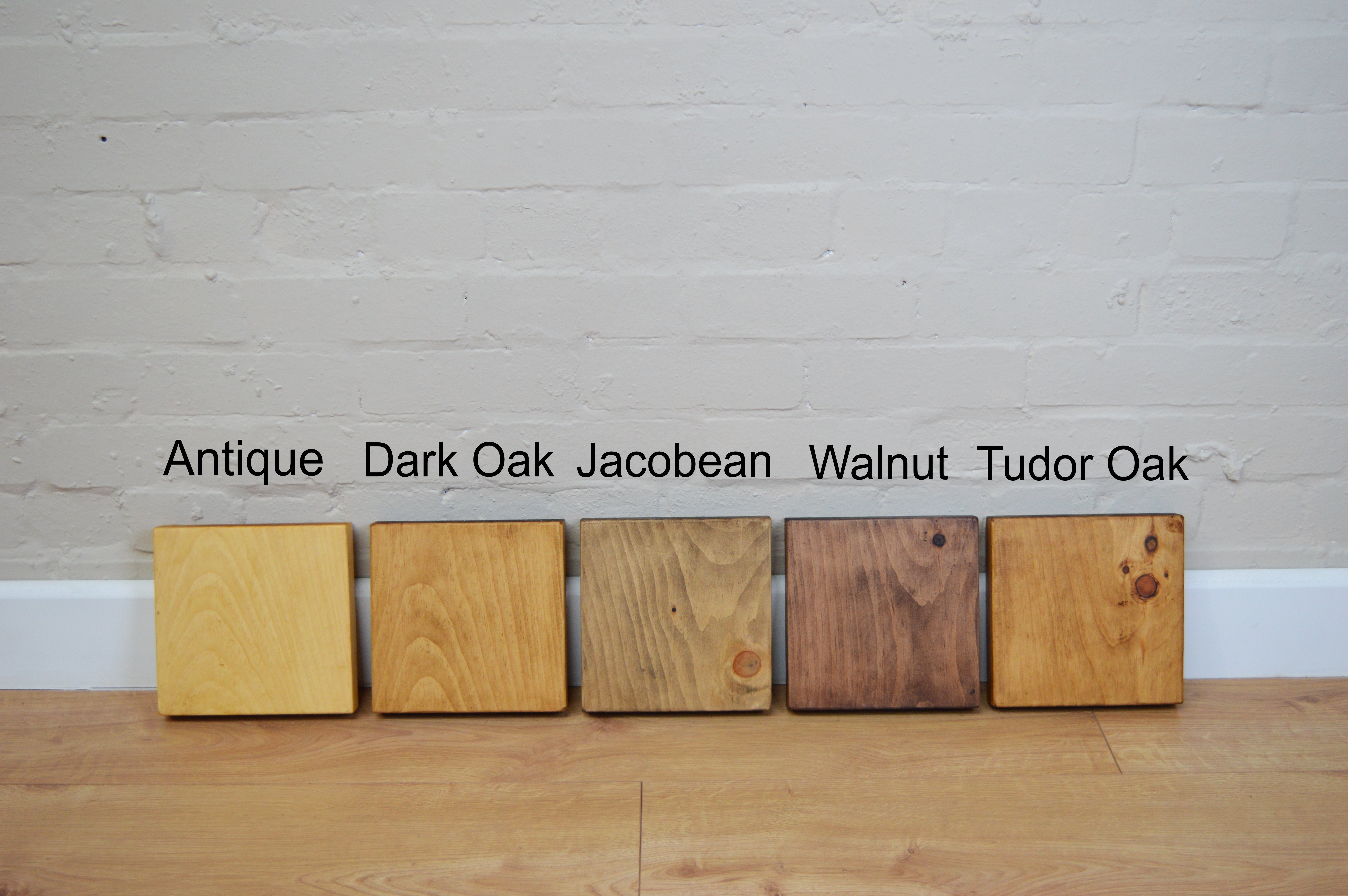 Medium Brown Wood Rustic Sample Wooden Desk | Industrial Desk