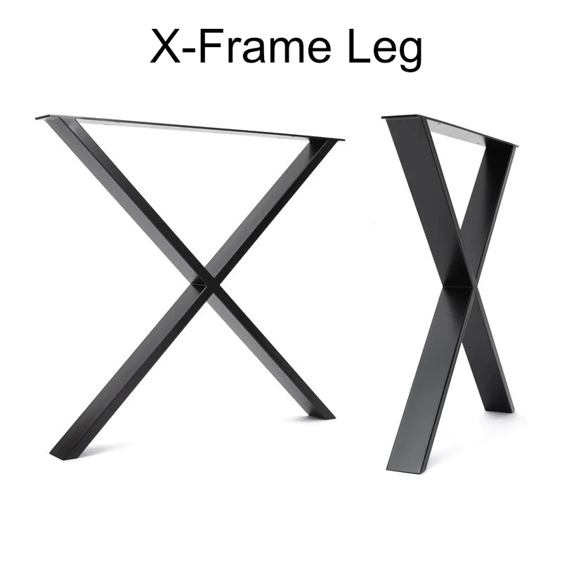 Industrial Solid Oak Dining Table