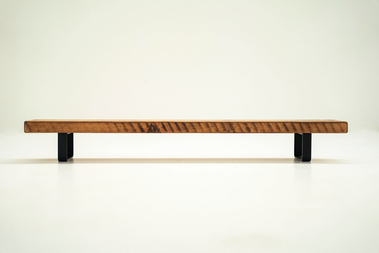 Rustic Monitor Stand | Metal Sides