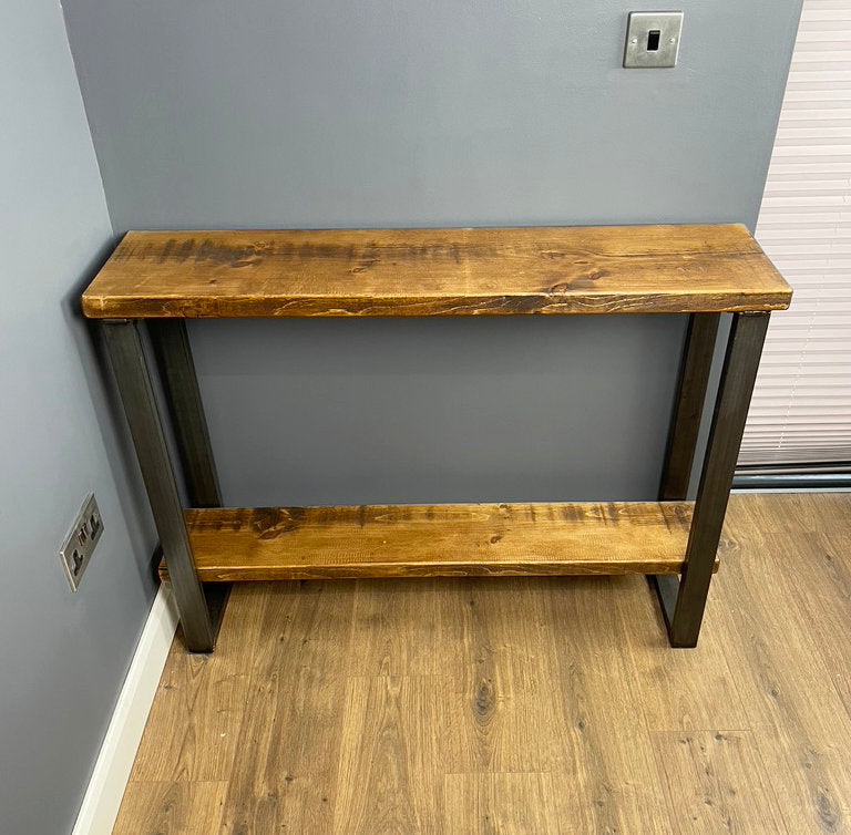 Console Table with Shelf 22.5cm Depth | 84cm High