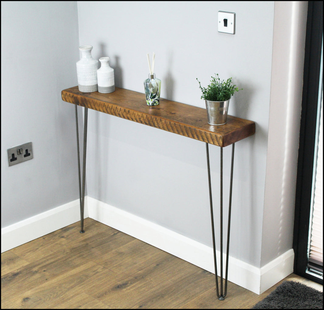 Console Tables – Rust and Oak