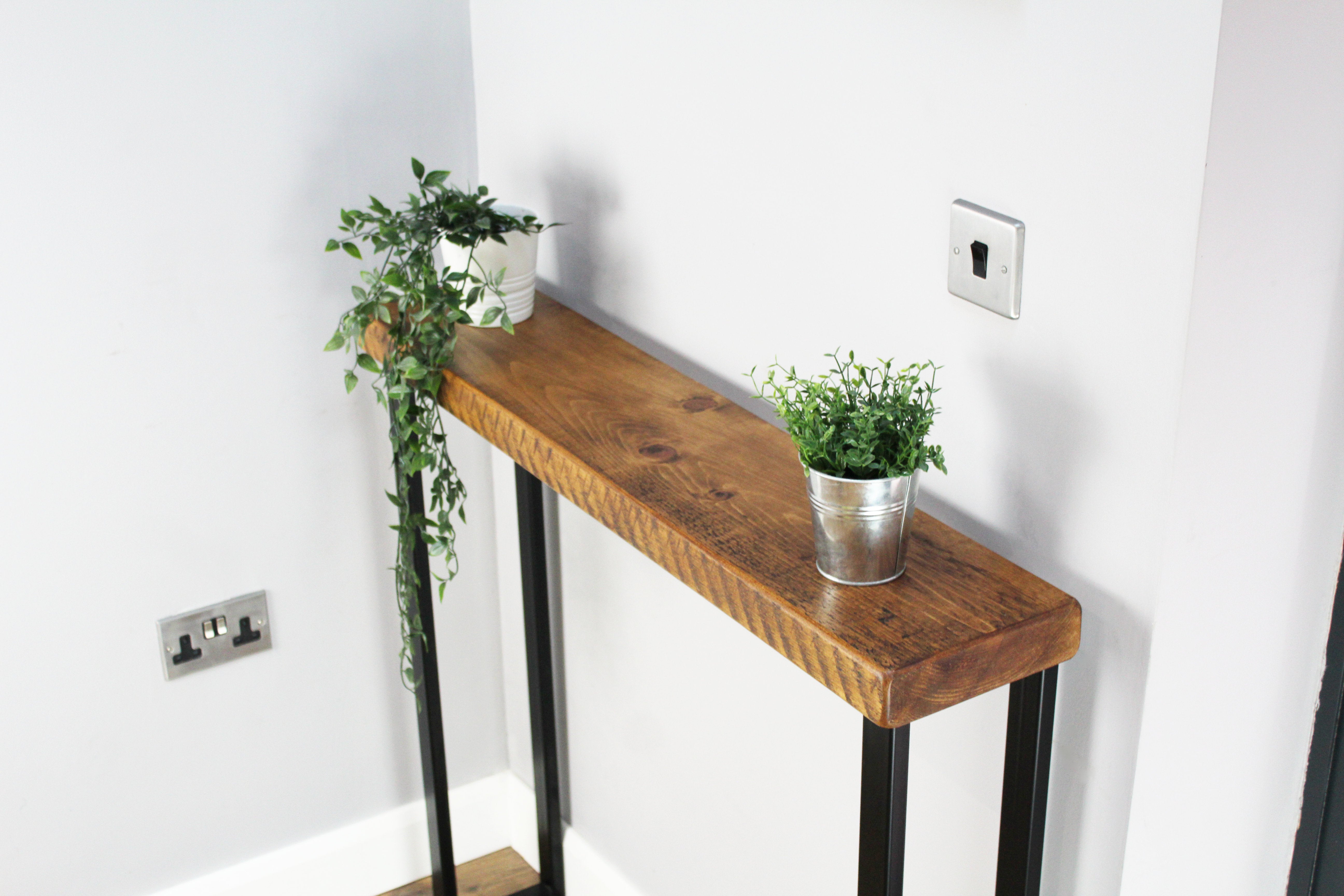 Console Tables – Rust and Oak